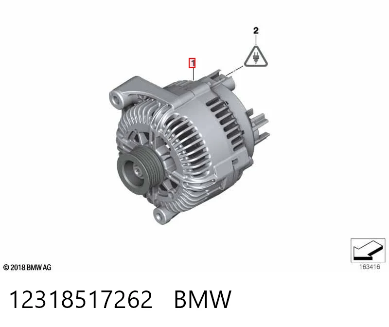 12318517262 BMW Gerador