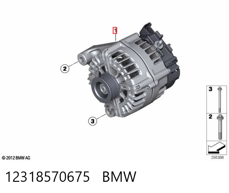 12318570675 BMW Gerador