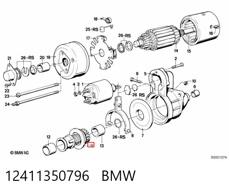 12411350796 BMW