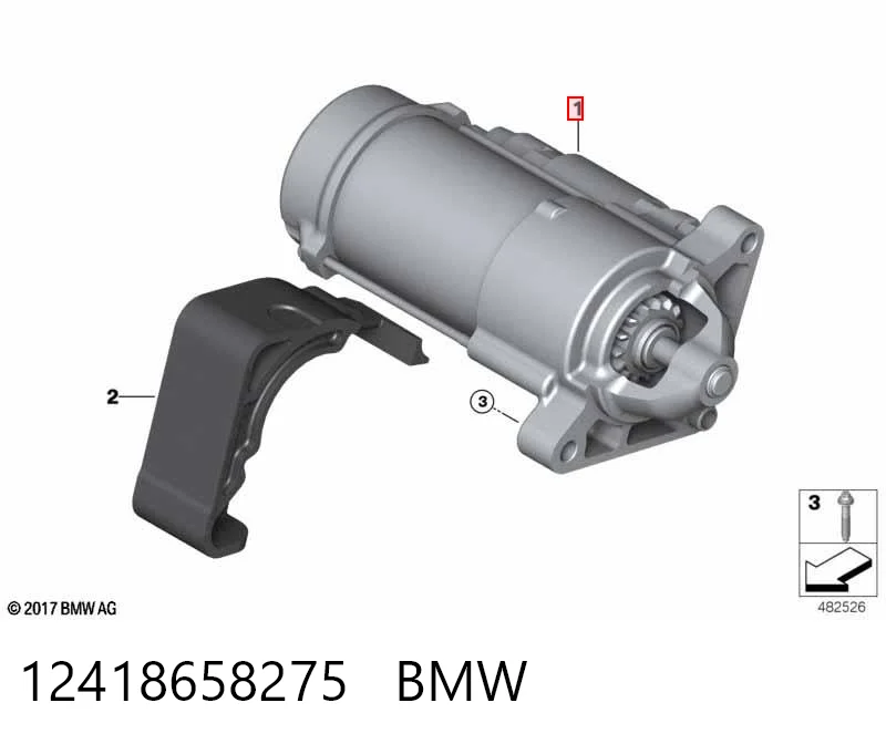 Motor de arranco BMW 1  F40