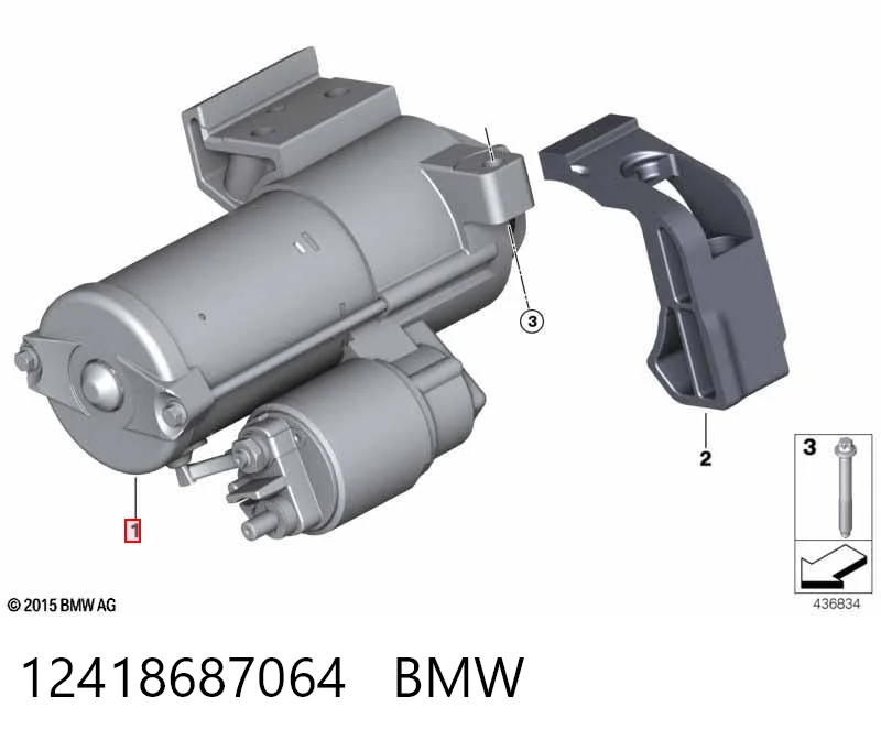 12418687064 BMW Motor de arranco