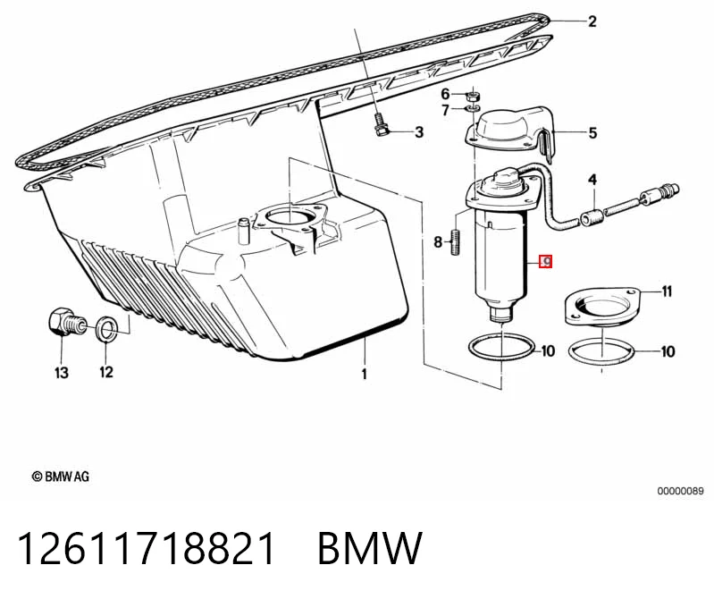Sensor do nível de óleo de motor para BMW 3  E30