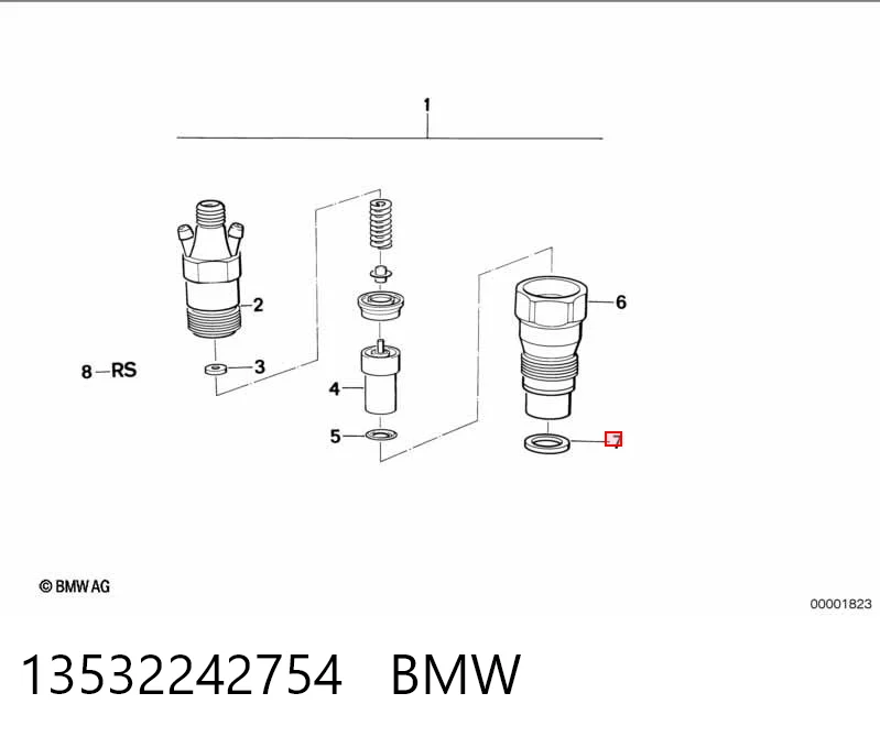 Anel (arruela) do injetor de ajuste Iveco 9950594 preço, a partir de 2,45 USD