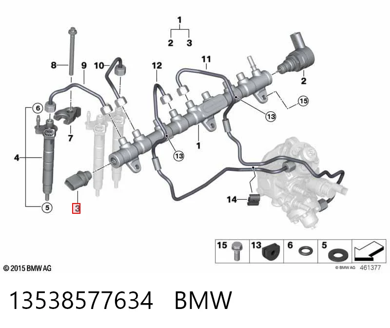 Sensor de pressão de combustível BMW X2  F39 ao melhor preço