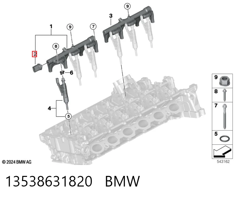 Sensor de pressão de combustível BMW 1 F40 ao melhor preço