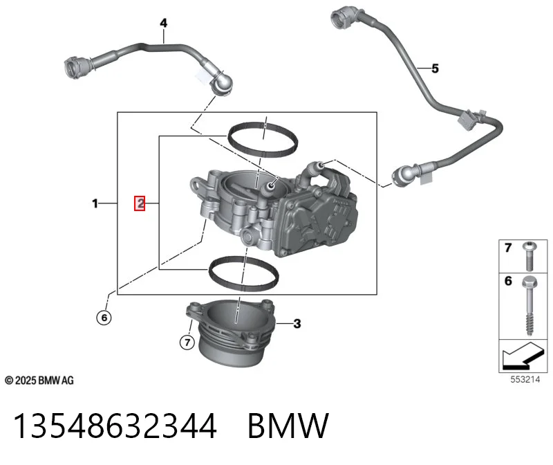 13548632344 BMW Vedante de adaptador do filtro de óleo