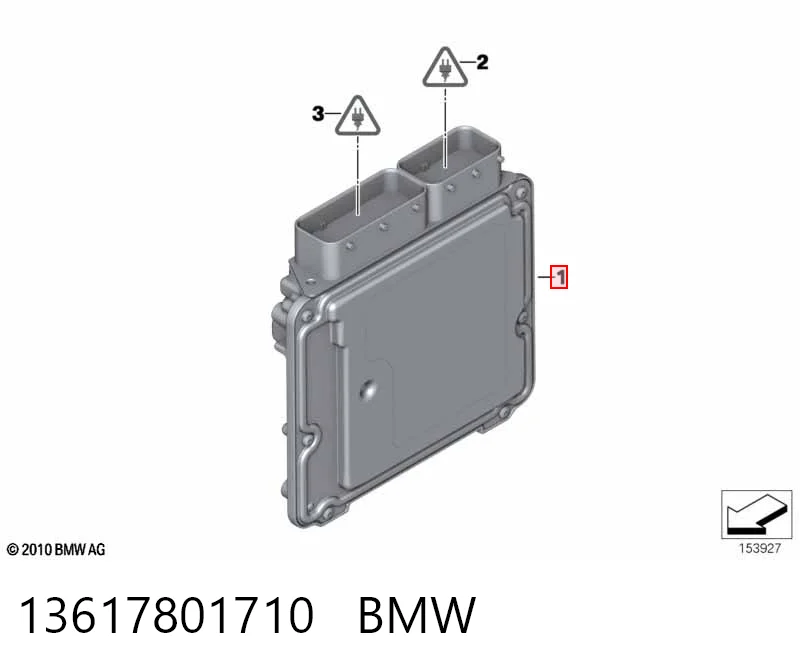 Módulo de direção (Centralina eletrônica) de motor BMW 1  E81