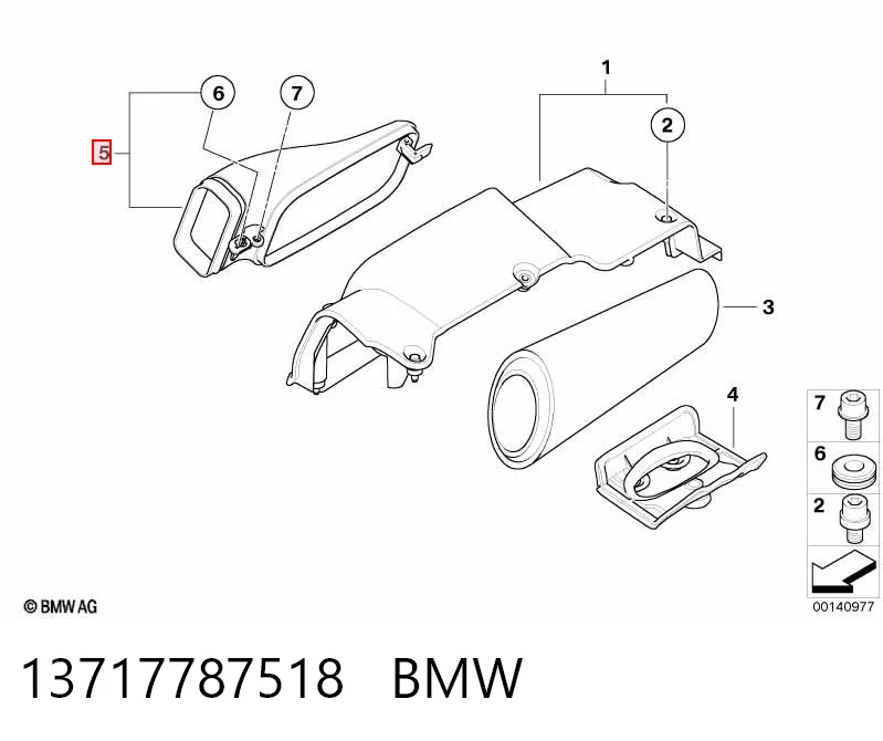 Tomada de ar de filtro de ar BMW X3  E83 ao melhor preço