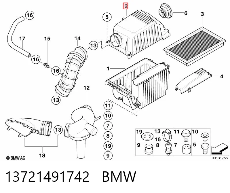 Tampa de motor decorativa Mini Cooper  R50, R53 ao melhor preço