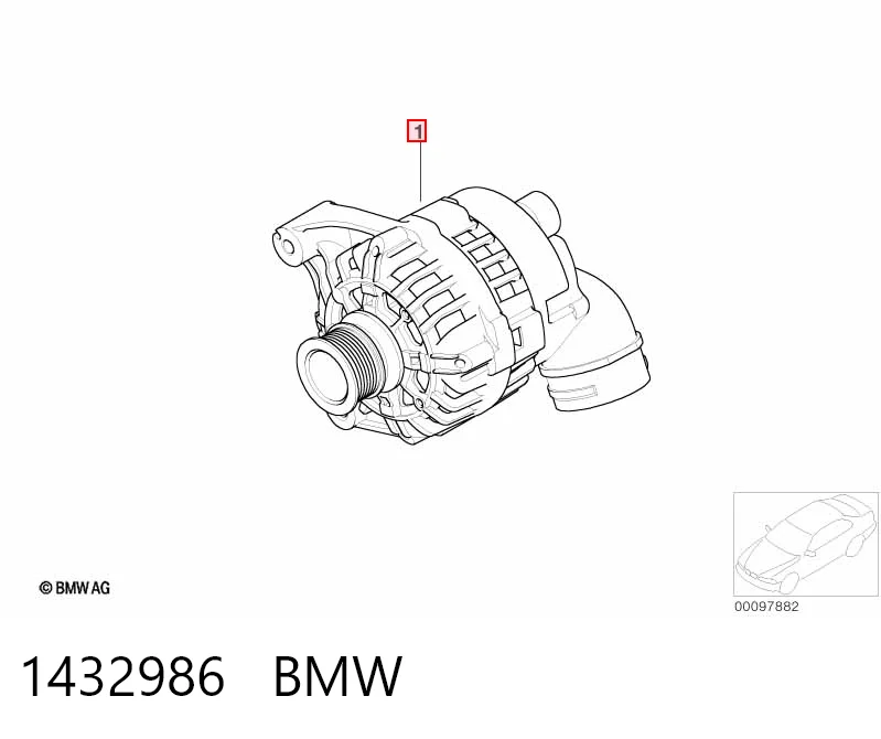 1432986 BMW Gerador