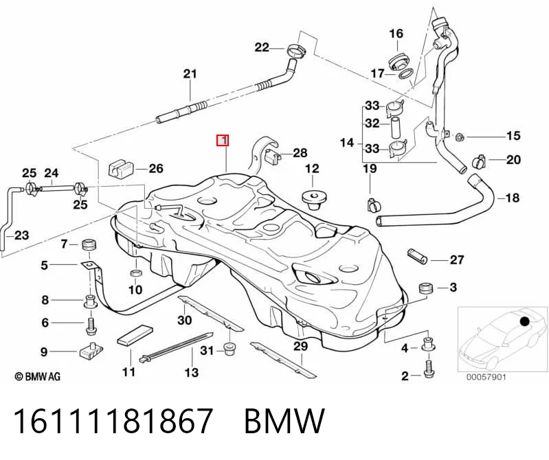 Tanque de combustível BMW 7  E38 ao melhor preço