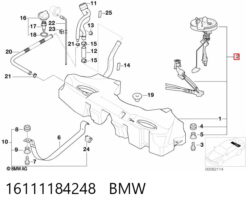 Tanque de combustível para BMW 5  E39