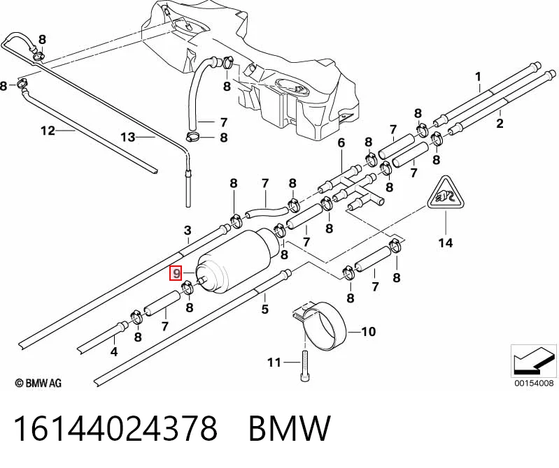 16144024378 BMW Bomba de combustível principal