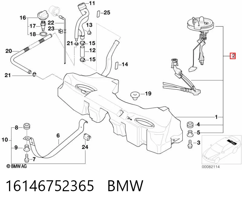 Tanque de combustível BMW 5  E39 ao melhor preço