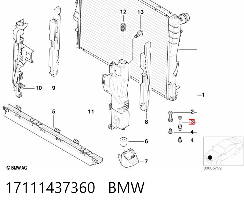 17111437360 BMW