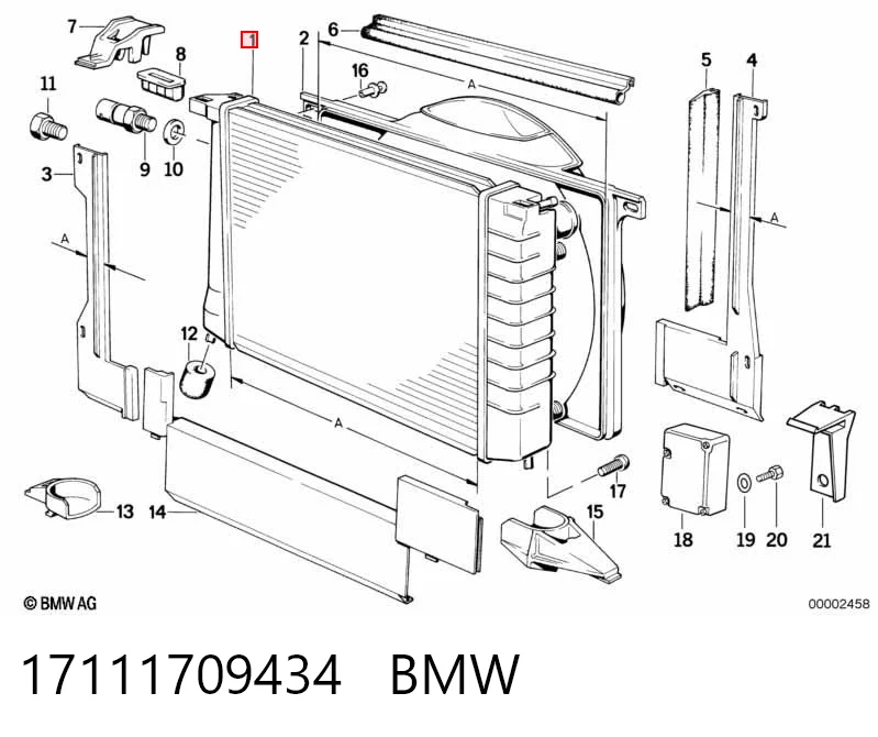 17111709434 BMW