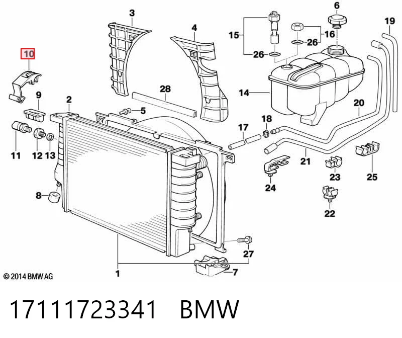 17111723341 BMW 