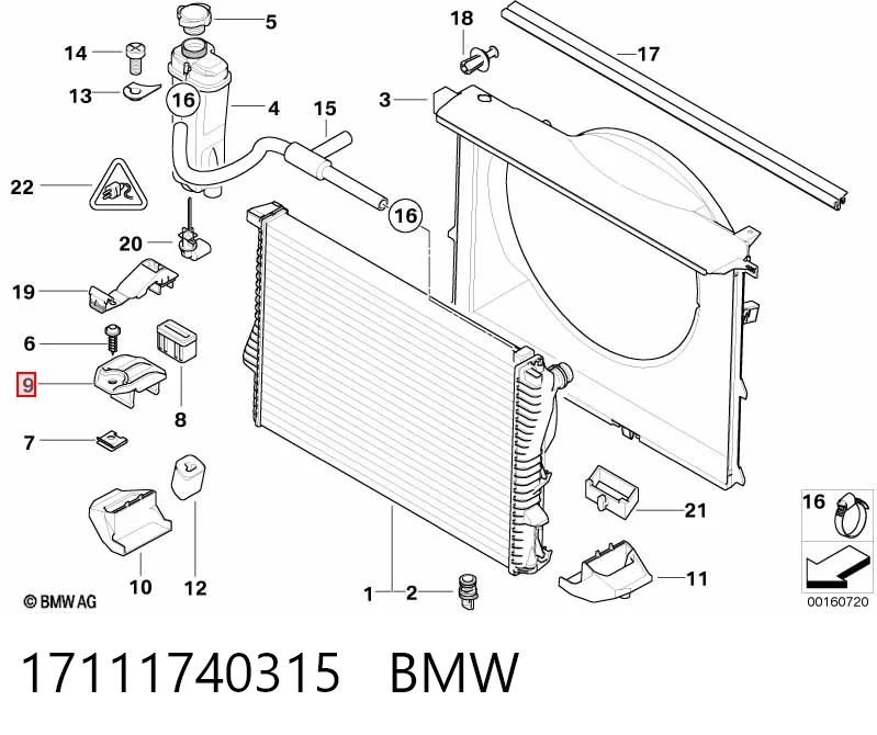 17111740315 BMW 