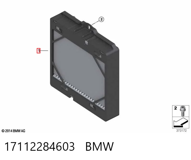 17112284603 BMW Radiador esquerdo de esfriamento de motor