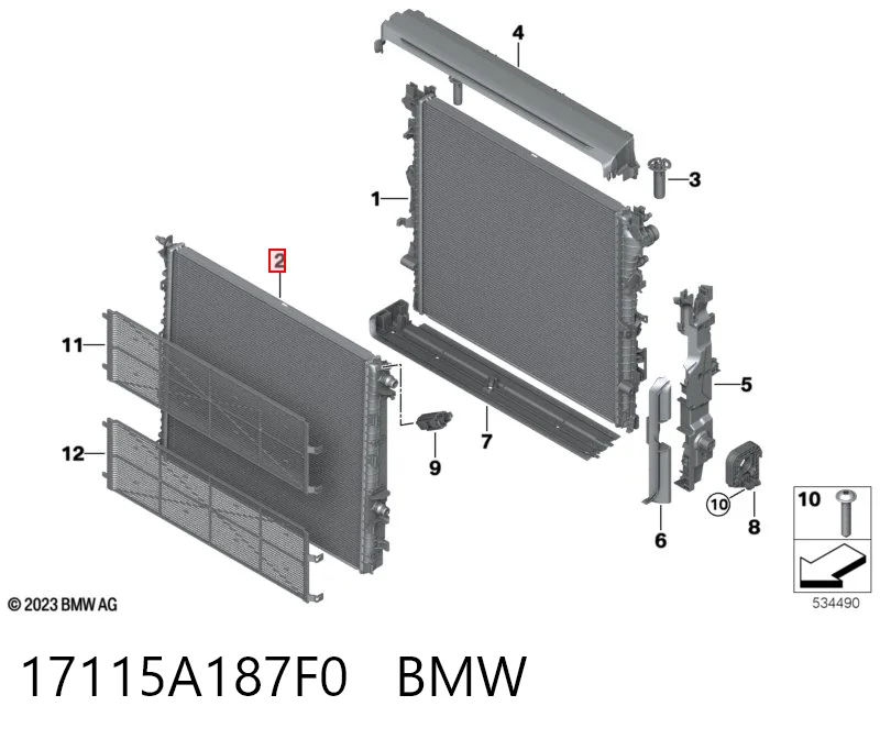 17115A187F0 BMW