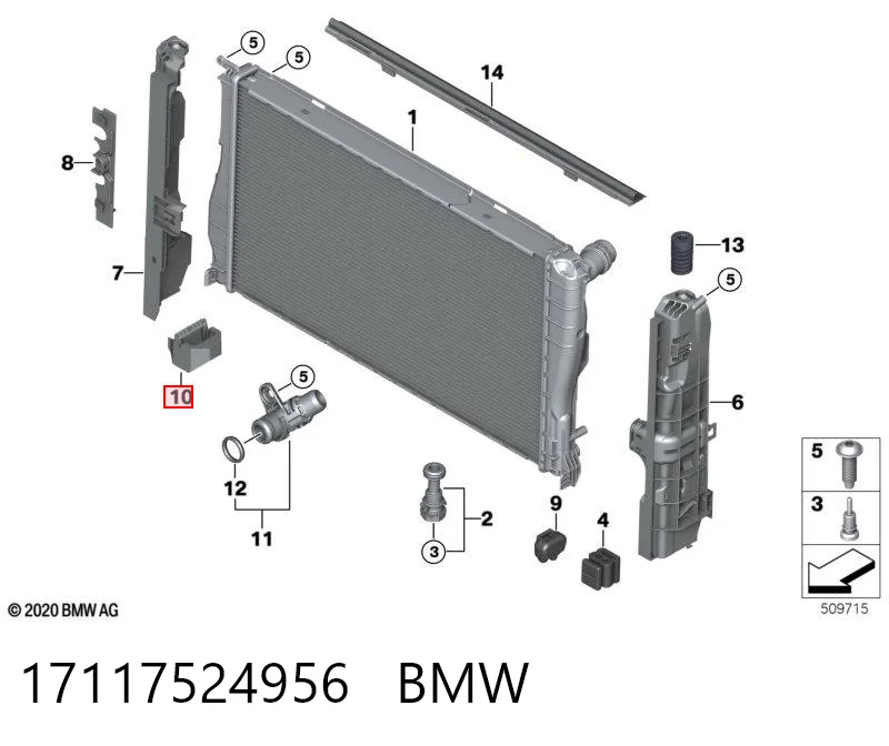 17117524956 BMW 