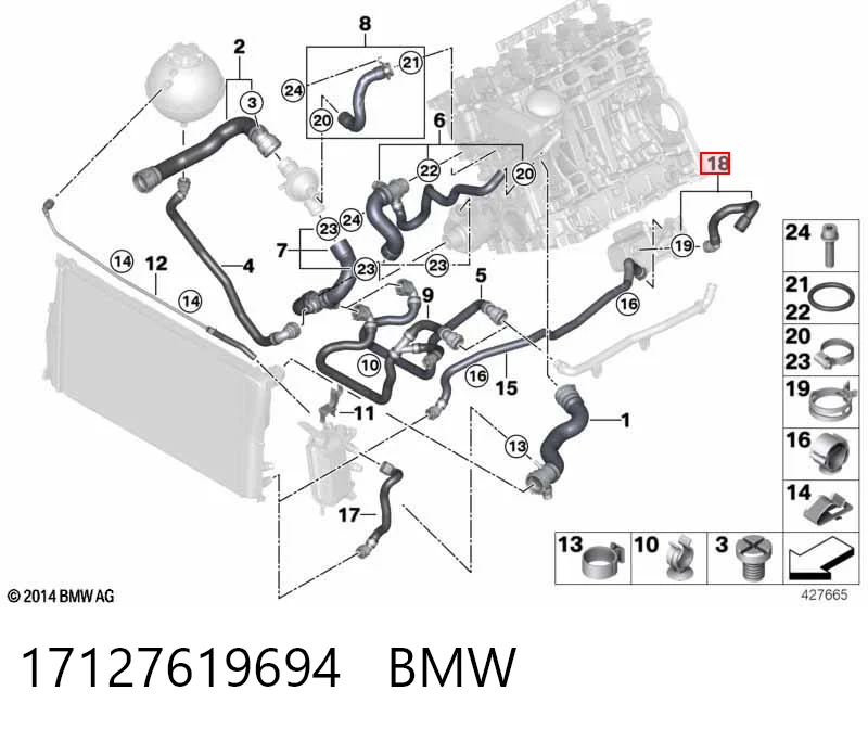 17127619694 BMW