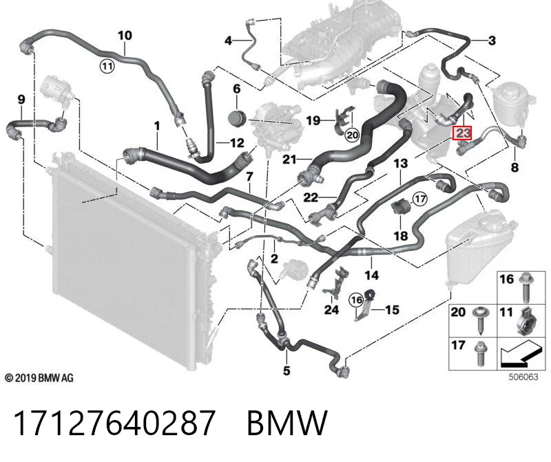 17127640287 BMW 