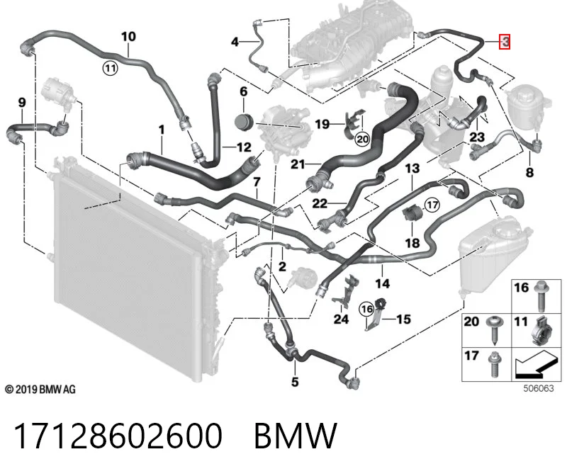 17128602600 BMW 