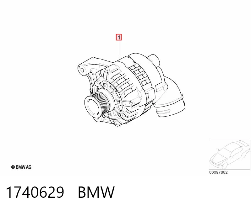 1740629 BMW Gerador