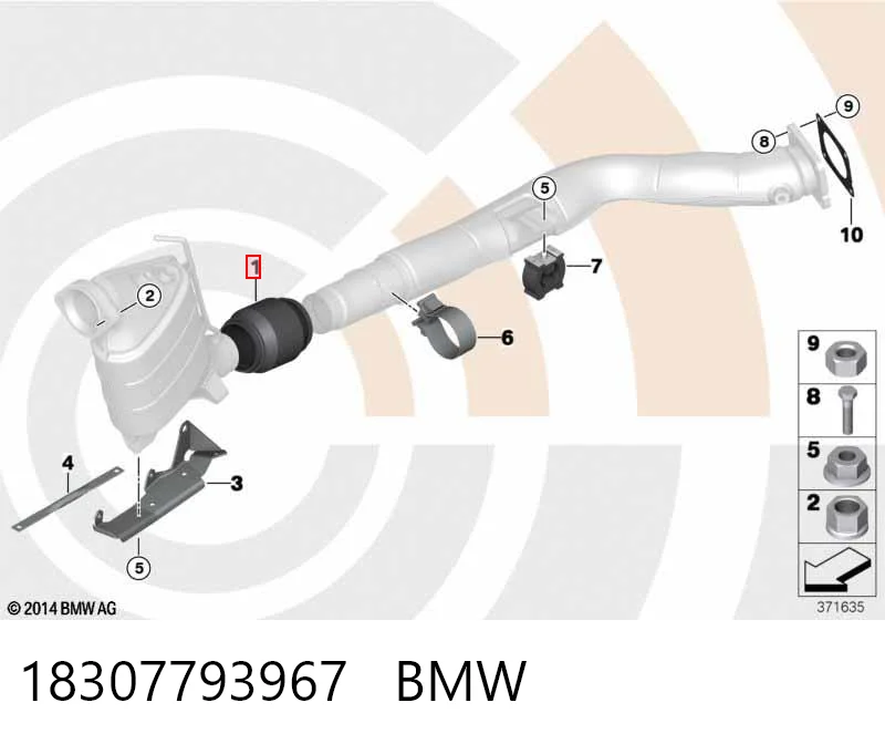 Ondulação do silenciador para BMW 3 E92