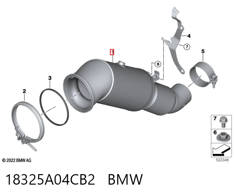 Convertidor - catalisador BMW X5  G05, F95 ao melhor preço