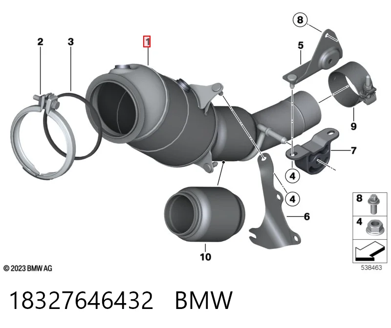 Convertidor - catalisador BMW X3  F25 ao melhor preço