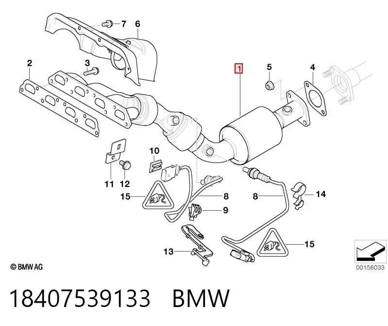 Tubo coletor de escape Mini Cooper  R50, R53 ao melhor preço