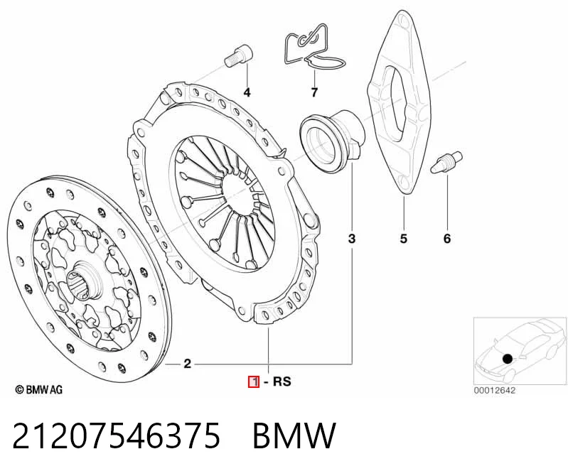 624317400 INA Kit de embraiagem (3 peças)