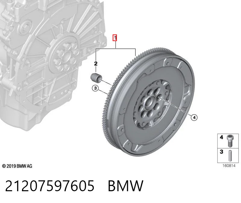 415049910 INA Volante de motor