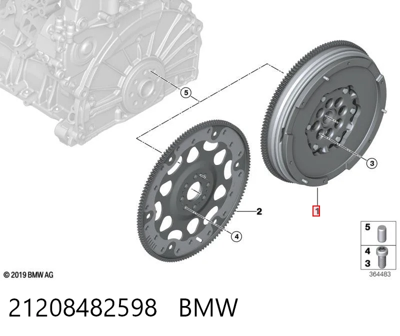 415082310 INA Volante de motor