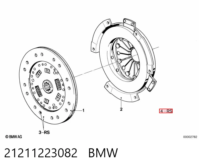 Kit de embraiagem (3 peças) BMW 3  E21