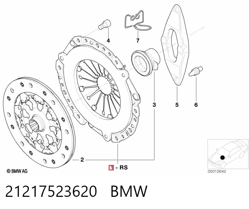 Compre Kit de embraiagem (3 peças) BMW 3 