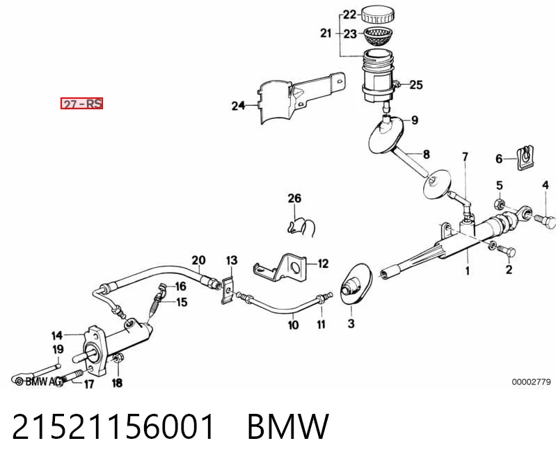 Kit de reparação de cilindro principal de embraiagem BMW 3  E30 ao melhor preço