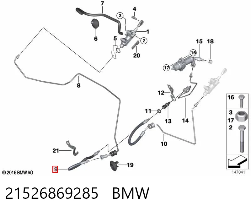 Mangueira de embraiagem BMW 3  E90 ao melhor preço