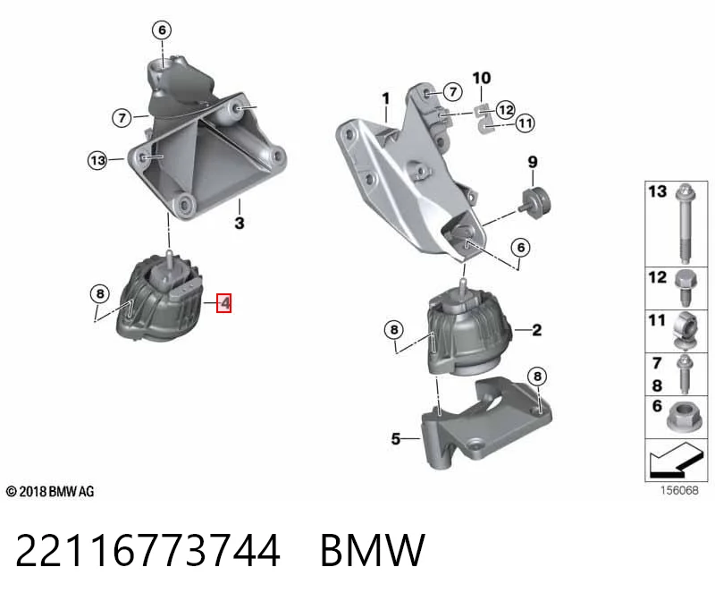 22116773744 BMW