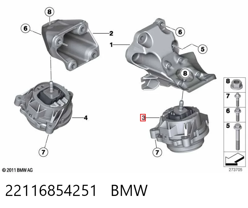 22116854251 BMW