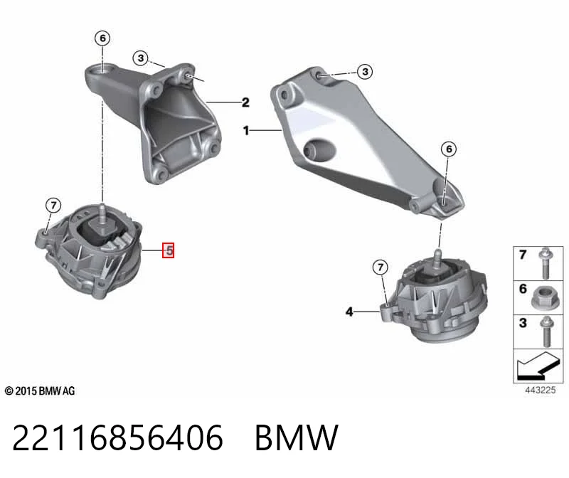 22116856406 BMW