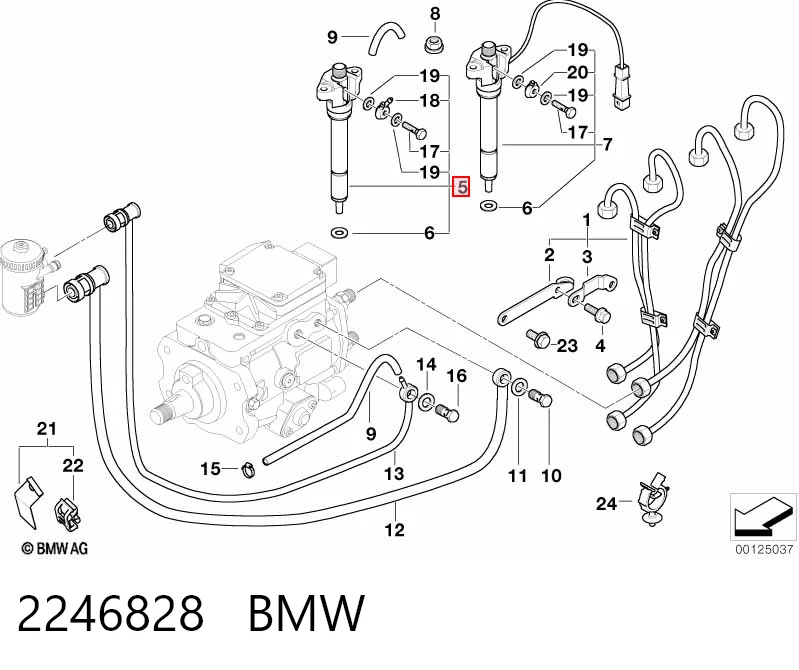 Compre 0432191528 VAG Injetor de injeção de combustível