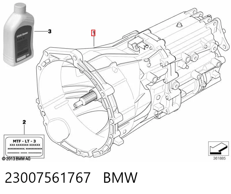 Caixa de Mudança montada (caixa mecânica de velocidades) BMW X1  E84