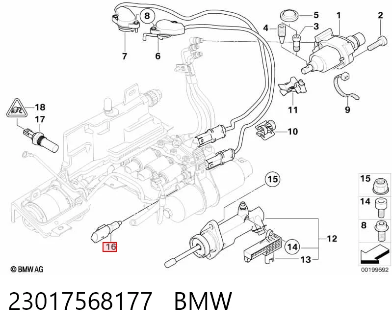 Sensor de pressão de óleo da Caixa de Mudança AMTK058 Magneti Marelli