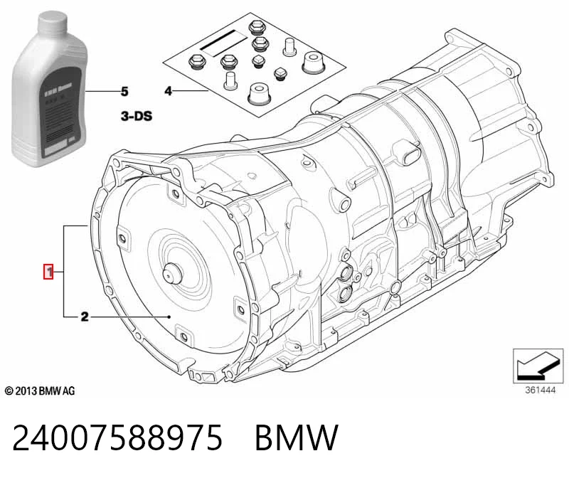 Caixa Automática de Mudança montada para BMW X5  E70