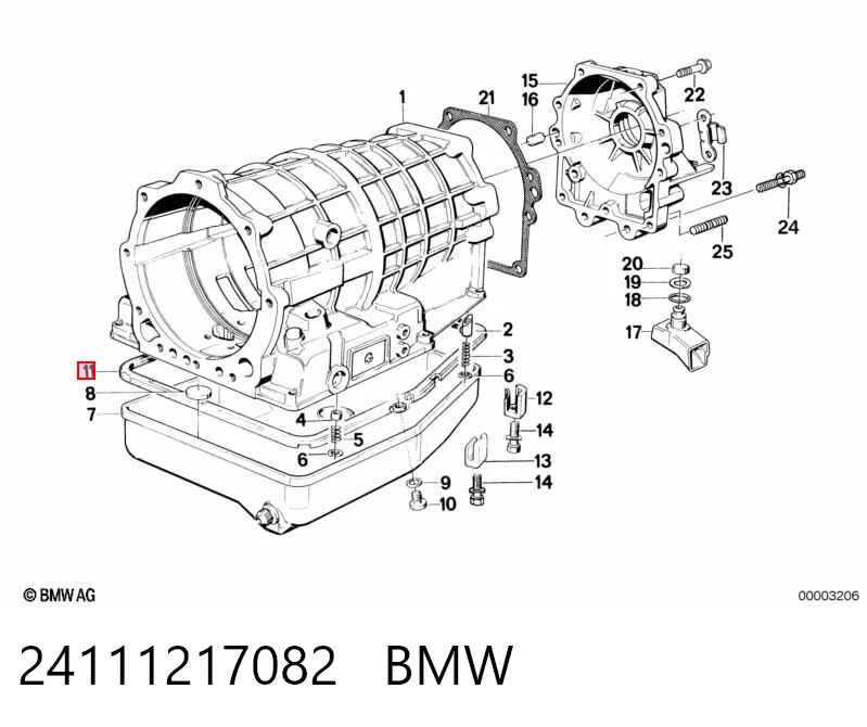 Vedante de panela da Caixa Automática de Mudança/Caixa Mecânica de Mudança BMW 3 E30 ao melhor preço