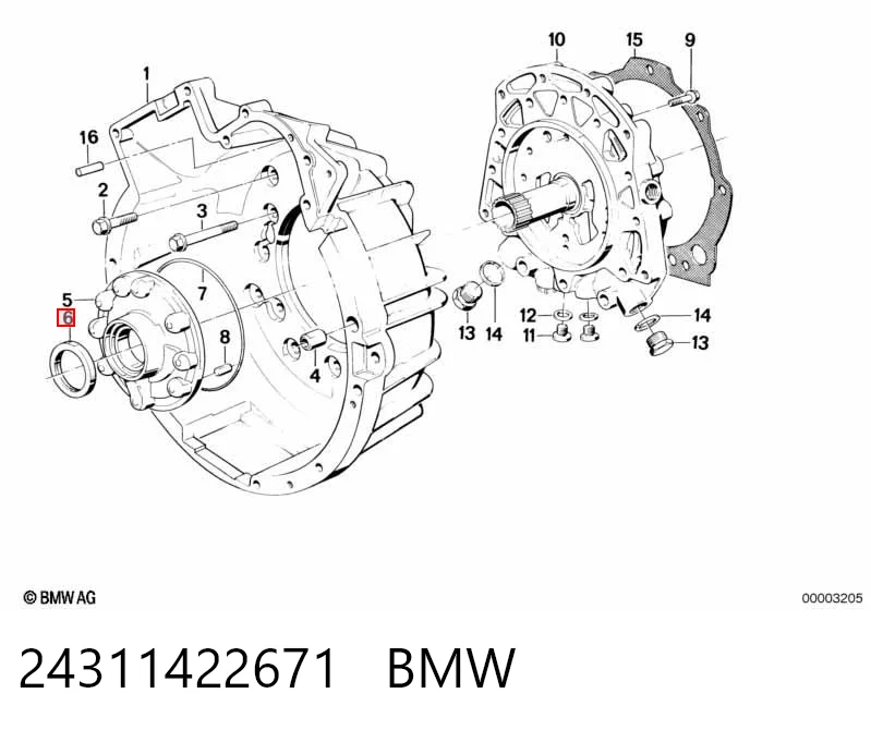 Vedação da Caixa Automática de Mudança (de árvore de saída/primária) ZF Parts 0750111254