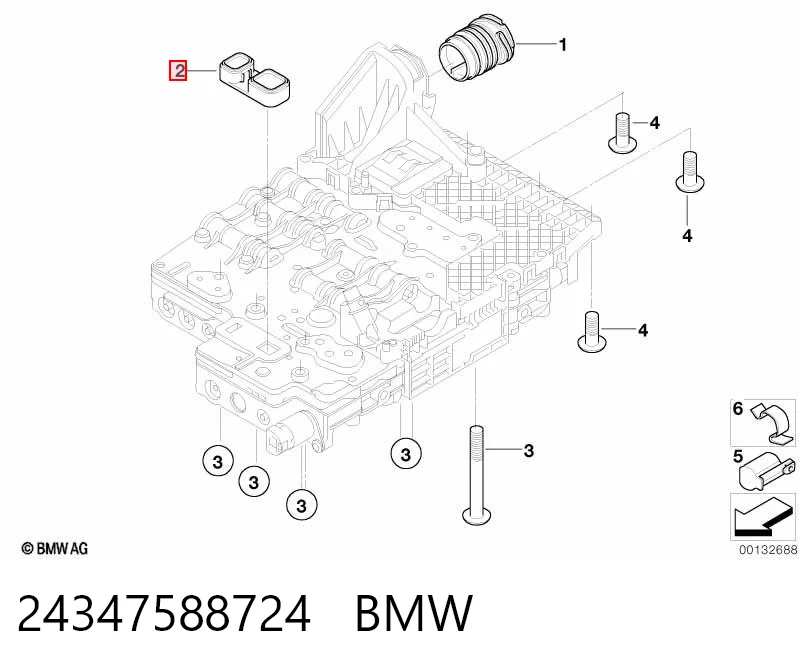 24347588724 BMW Vedante de unidade hidráulica da Caixa Automática de Mudança